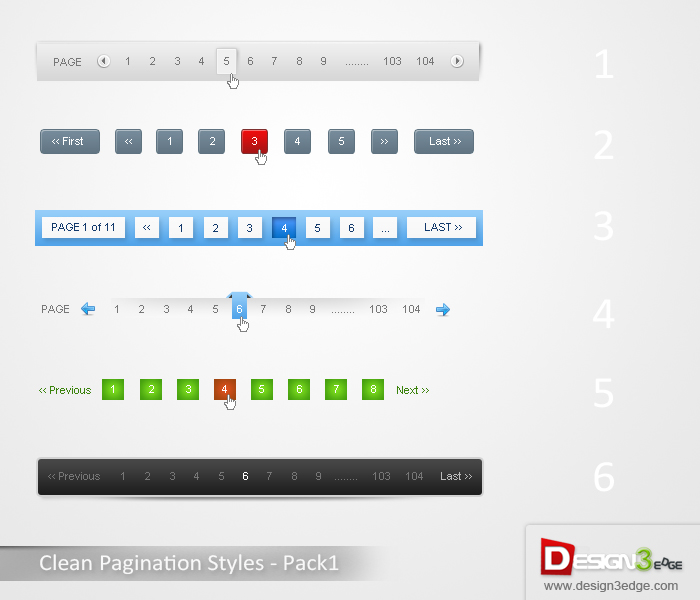 Clean Pagination Styles ? Pack