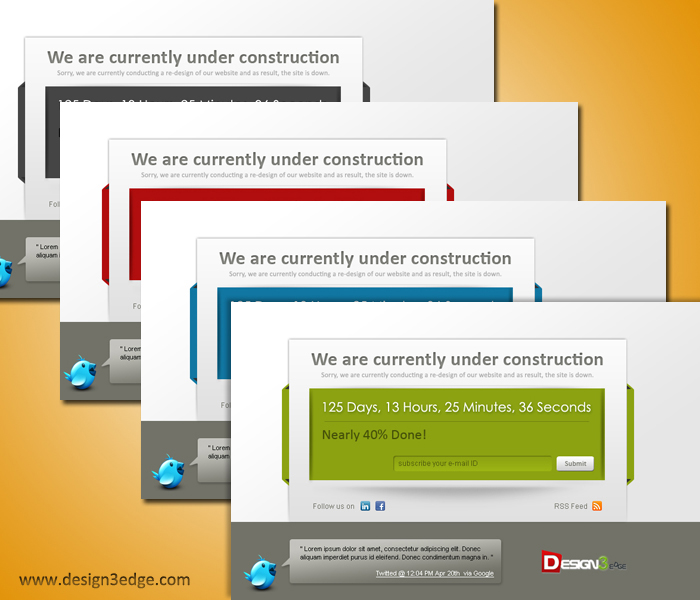 Html Template For Site Under Construction