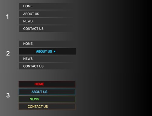 Clean Flash Menu