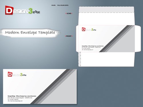 Modern Envelope Template