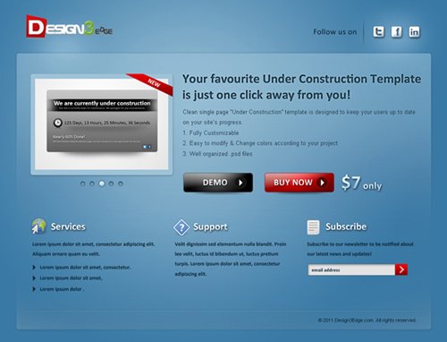 Modern Landing Page Theme