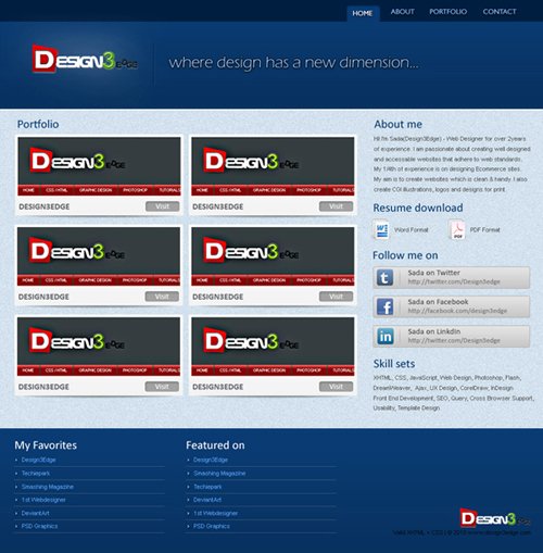 Click Here to Preview Clean Portfolio Theme