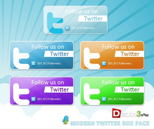 Modern Twitter Box Pack