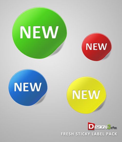 Click Here to Preview Fresh Sticky Label Pack
