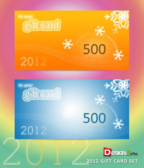 Click Here to Preview 2012 Gift Card Set