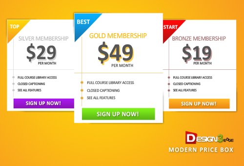 Click Here to Preview Modern Price Box