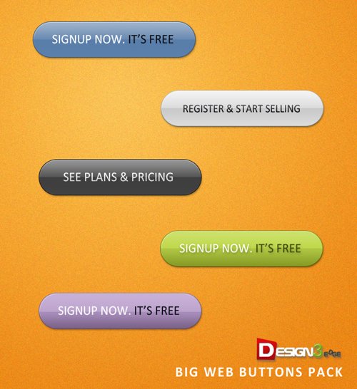 Click Here to Preview Big Web Buttons Pack
