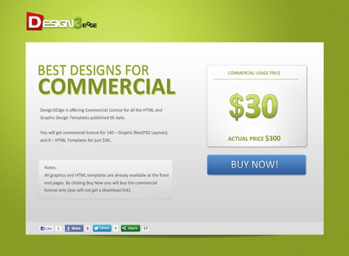 Design3Edge Landing Page Design