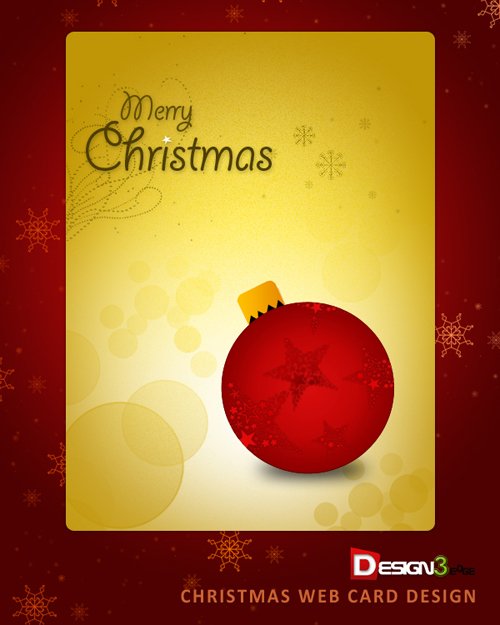 Click Here to Preview Christmas Web Card Design