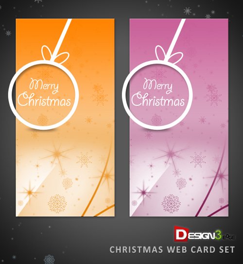 Christmas Web Card Set