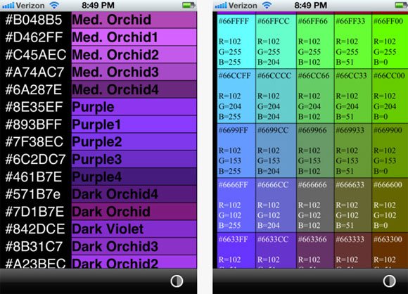 HEX RGB Colors Guide