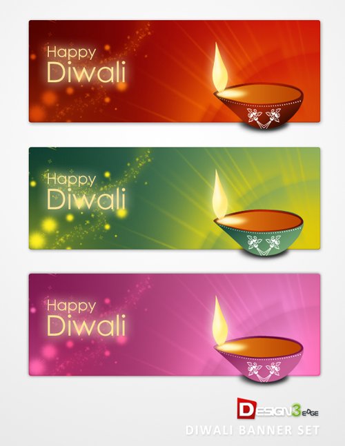 Diwali Banner Set