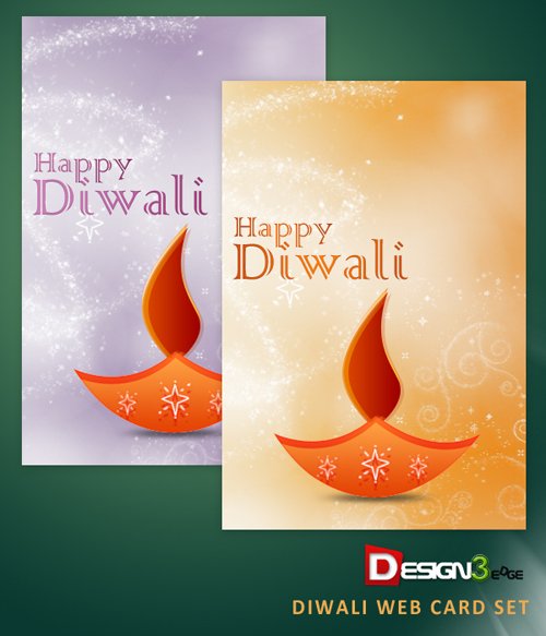 Diwali Web Card Set