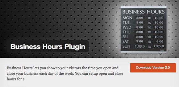 Business Hours Plugin
