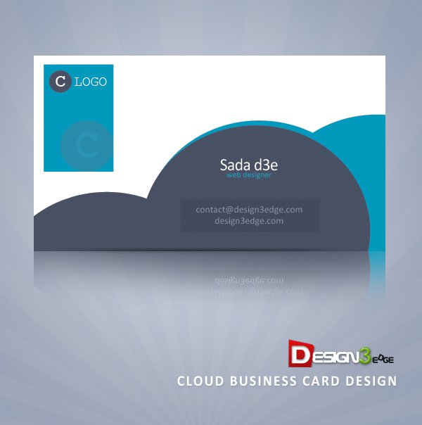 Cloud Business Card Design