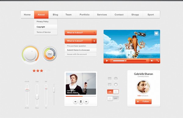 Clean UI KIt