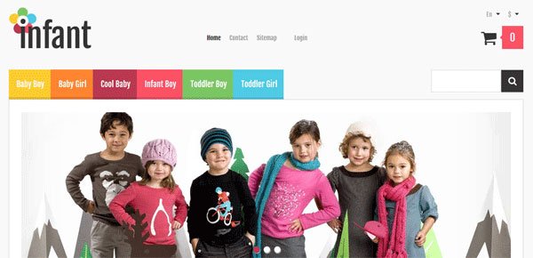 Children Template For Prestashop