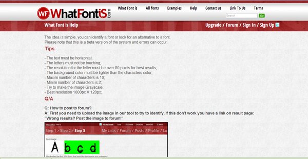 WhatFontIs