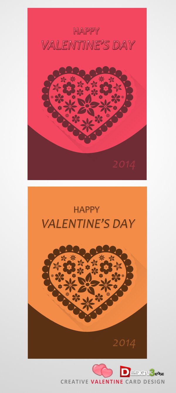 Creative Valentine Card Design