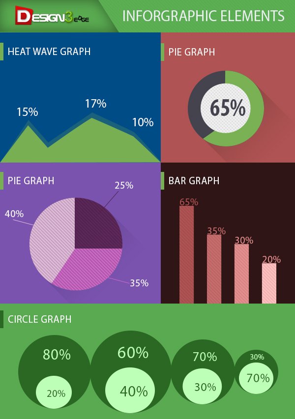 Flat Infographic Elements Design
