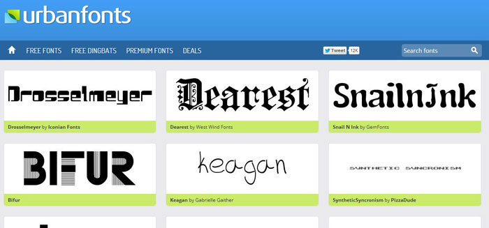 urbanfonts