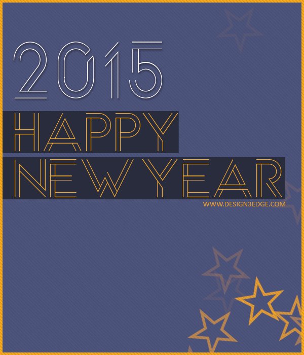 2015 Happy New Year Card