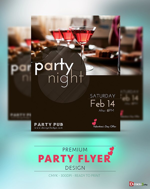 Premium Party Flyer Design