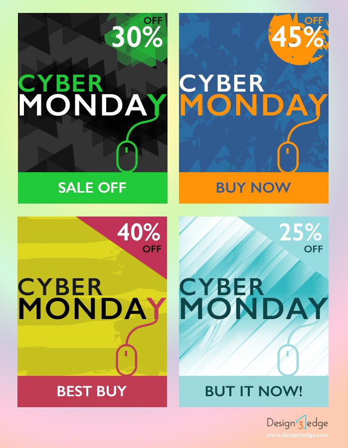 Cyber Monday Banner Design