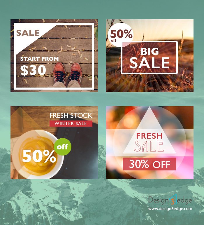 Fresh Sale Banner Designs