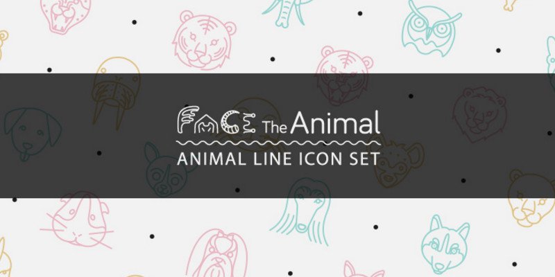 animal-line-icon-set