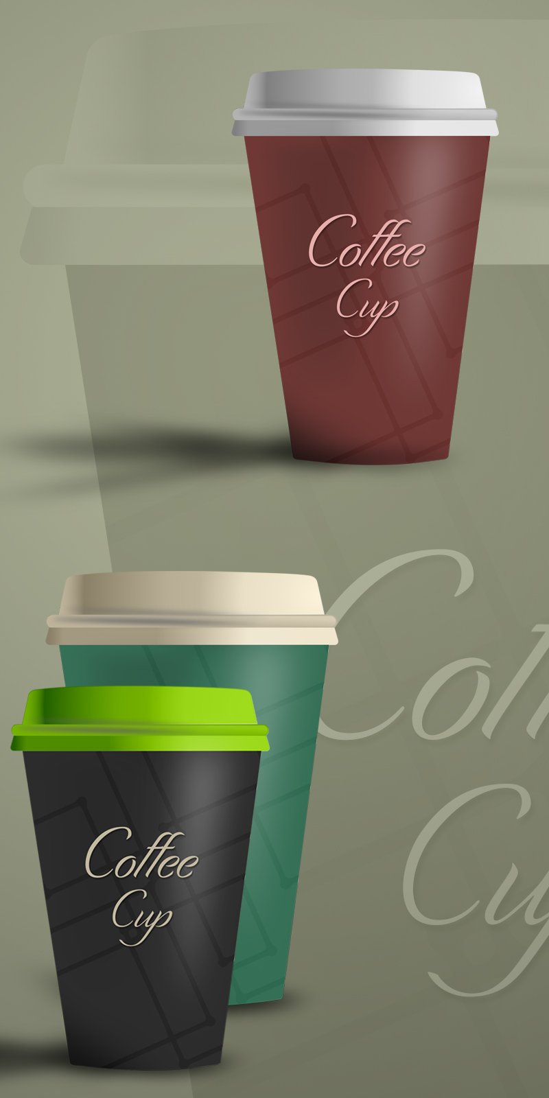 Take Away Coffee Cup Design MockUp